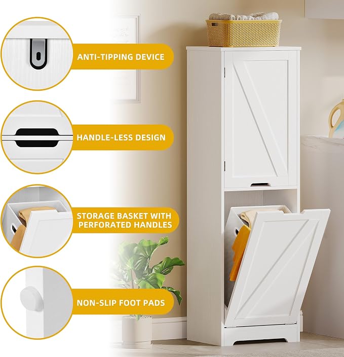 DWVO Tilt Out Laundry Hamper - Image 5