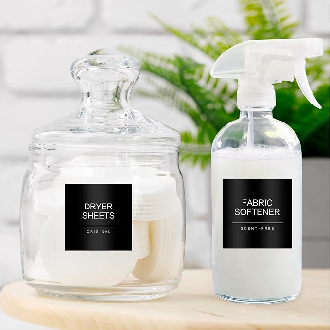 Minimalist Laundry Room Labels，30 Matte Waterproof Labels - Image 5