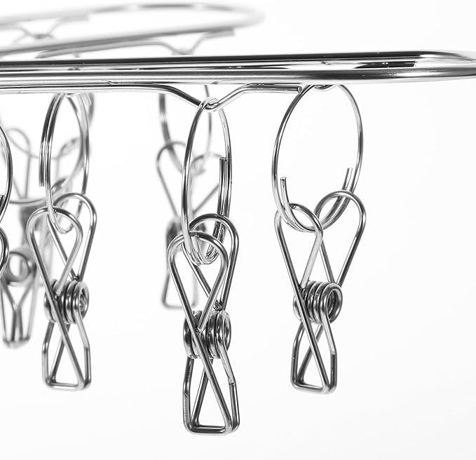 Foldable Stainless Steel Sock Hanger - Image 5