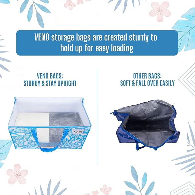 VENO 8 Pack Moving Bags, Storage Bins - Image 6