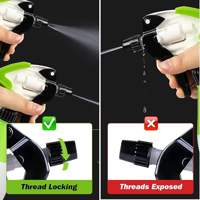 Heavy Duty Spray Bottle 17 oz, Professional Double Mist Trigger Sprayer Bottle - Image 8