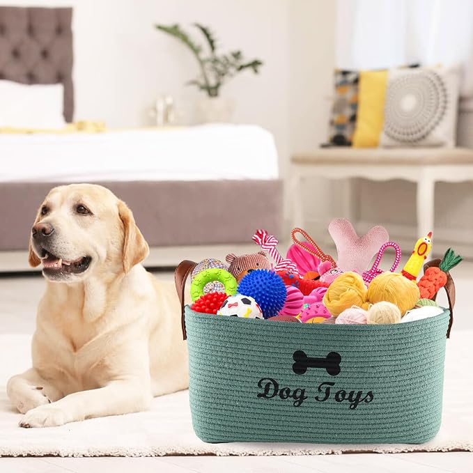 Geyecete X-Large Cotton Rope Dog Basket - Image 7