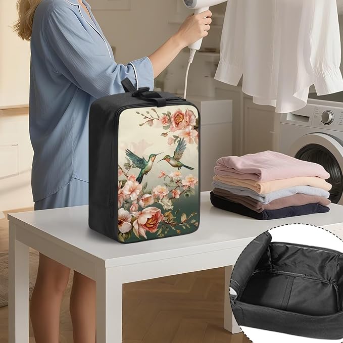 Hummingbird Portable Travel Iron Storage Bag Lightweight Carrying Case - Image 3