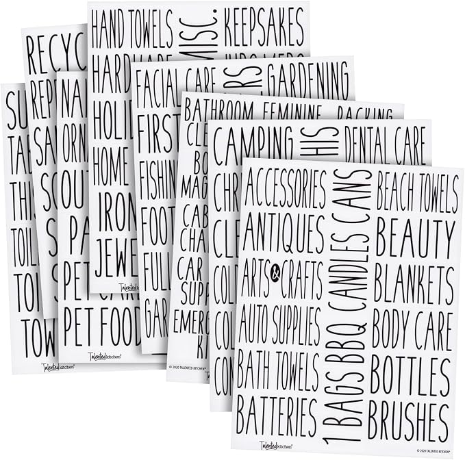 Talented Kitchen Storage Label Set - Image 8
