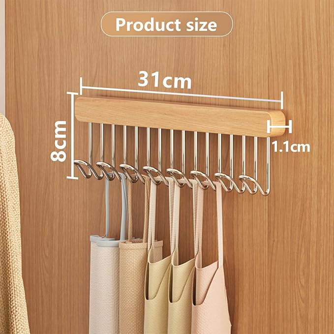 2 pack 12 inch valet rods for closets, extendable and pull-out wardrobe pole - Image 7