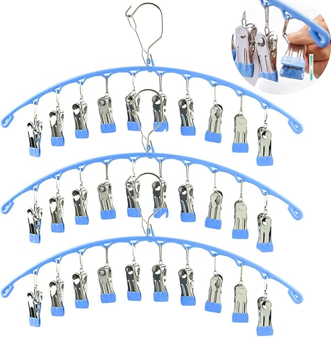 3Pack Legging Organizer for Closet, Upgrade Skirt Pants Hangers by LUNHAJIN