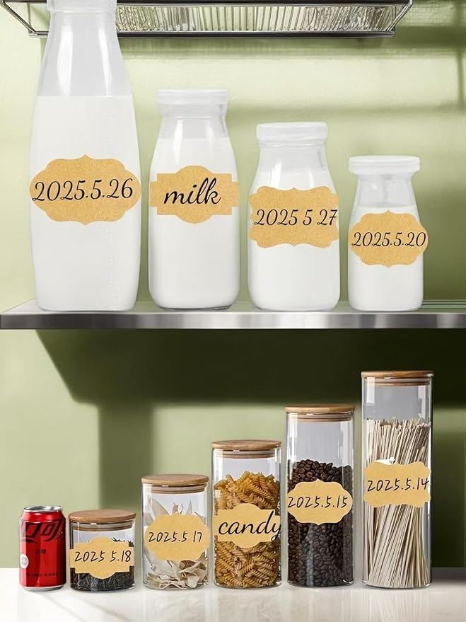 2" x 3" Labels for Jars, Canning Labels for Mason Jars, Blank Stickers to Write - Image 8