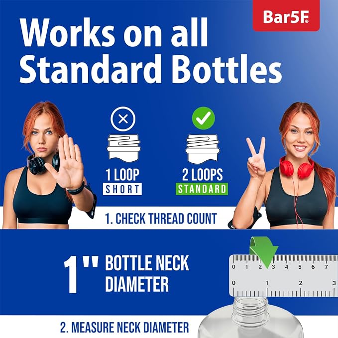 Shampoo & Conditioner Pumps for 1 L / 33.8 oz Bottles | Fits 1″ Neck | - Image 6