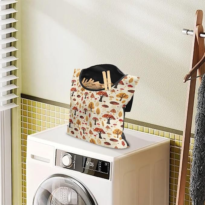 Cute Mushroom Clothespin Bag - Image 3
