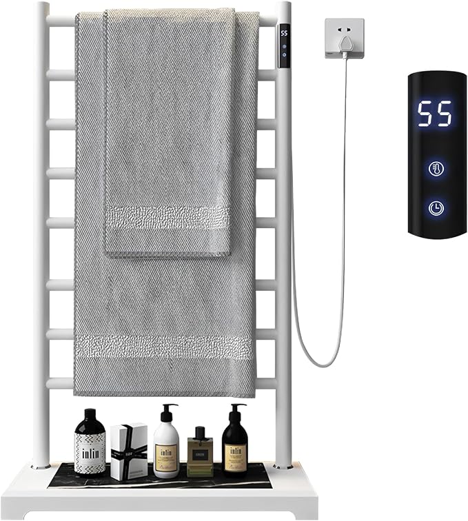 Freestanding Heated Towel Rack by Unknown