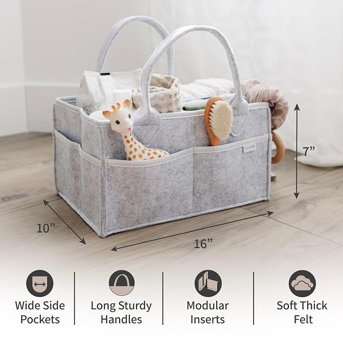PUTSKA Baby Diaper Caddy Organizer - Image 3