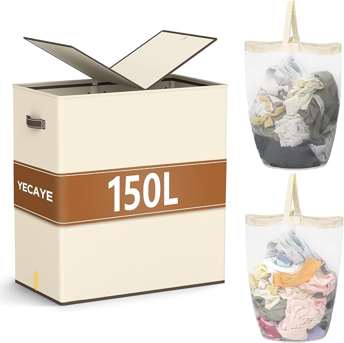 YECAYE 150L Extra Large Laundry Hamper by Yecaye