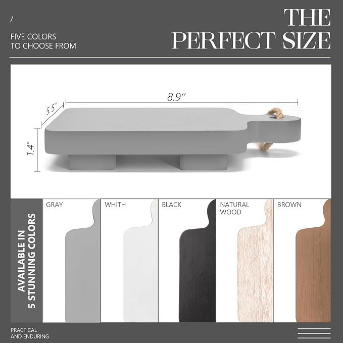 EOSAHR Modern Farmhouse Wood Riser - Image 6