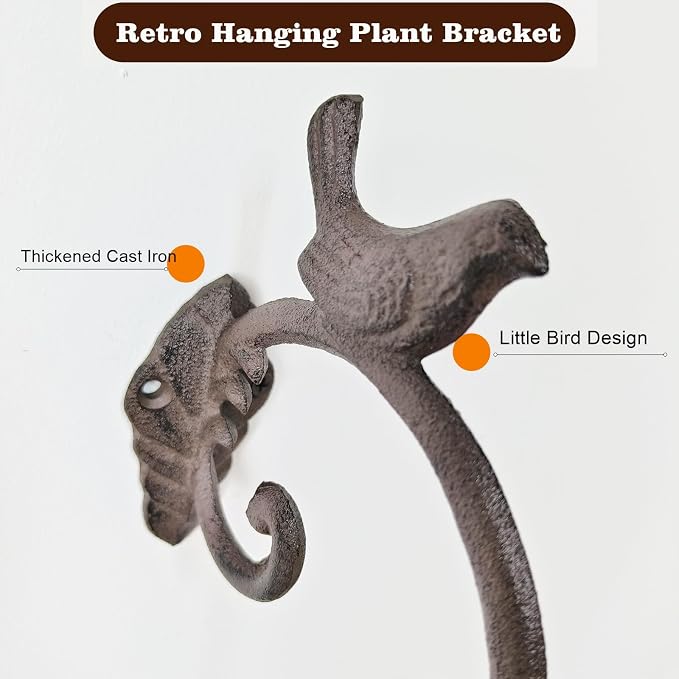 Z metnal Cast Iron Plant Hanger - Image 3