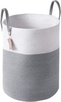 Cotton Rope Laundry Hamper by YOUDENOVA, 58L by YOUDENOVA