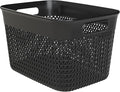 Life Story 16 Quart Decorative Storage Basket, Large Plastic Home Organizer by LifeStory