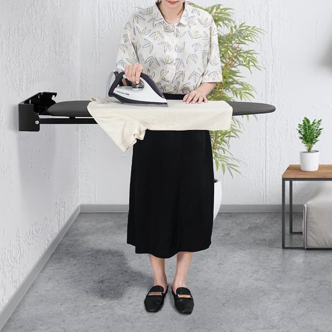 Duwee 12"×36" Wall Mounted Ironing Board, Folding Door Moutnted Ironing Board - Image 6