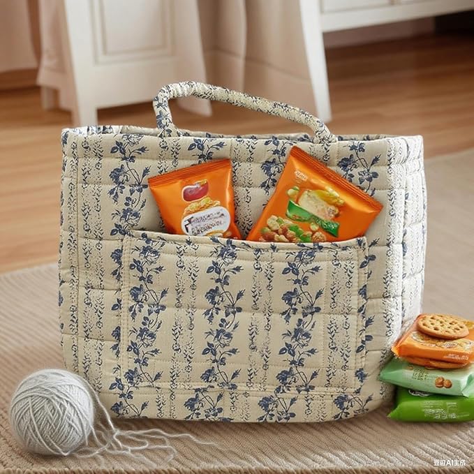 Storage Basket Boho Fabric Large Collapsible Floral Laundry Nursery Hamper by Ankick