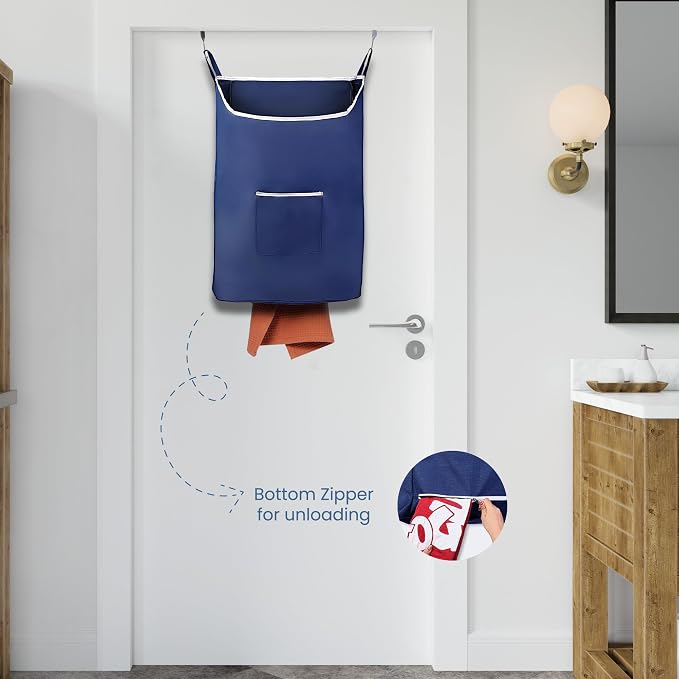 Fine Living Large Hanging Laundry Hamper - Image 5