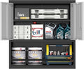 Locking Cabinet, Metal Garage Storage Cabinets by IRONFFICE
