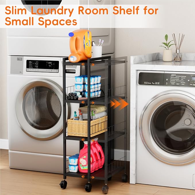 Expandable Slim Storage Cart - Image 2