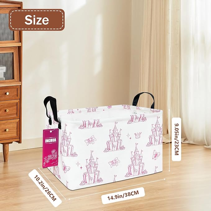 Rectangular Storage Basket Fabric Organizer Bin - Image 2