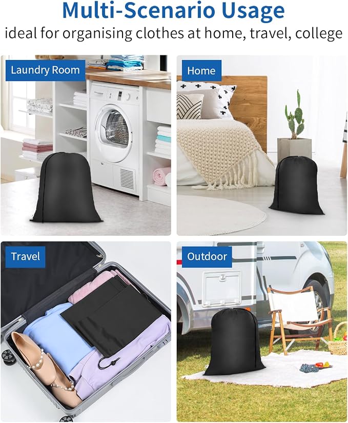 OTraki Small Laundry Bag 16x20 Inch Laundry Sack Bag - Image 5