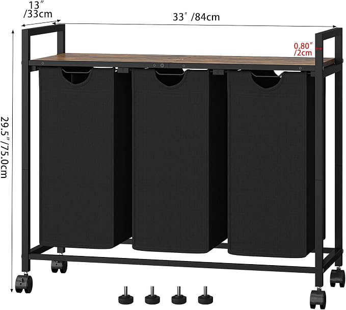 Laundry Hamper, Laundry Basket, Laundry Sorter - Image 8