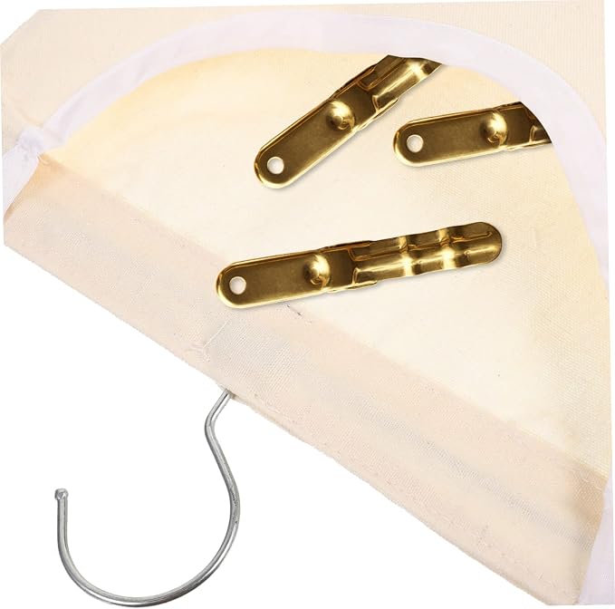 OUNONA 3pcs Hanging Clothespin Bag Portable Hook Storage Organizer - Image 3