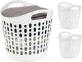 IRIS USA Plastic Laundry Basket, 27L by IRISUSA