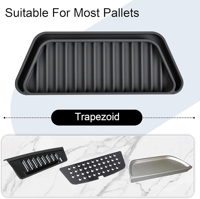 KindGa Refrigerator Drip Catcher Tray, Protector Ice and Water Dispenser Pan - Image 6