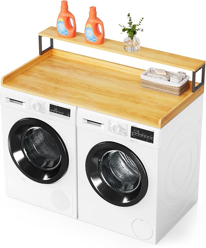 SpaceAid 2-Tier Washer Dryer Countertop, Laundry Topper by SpaceAid