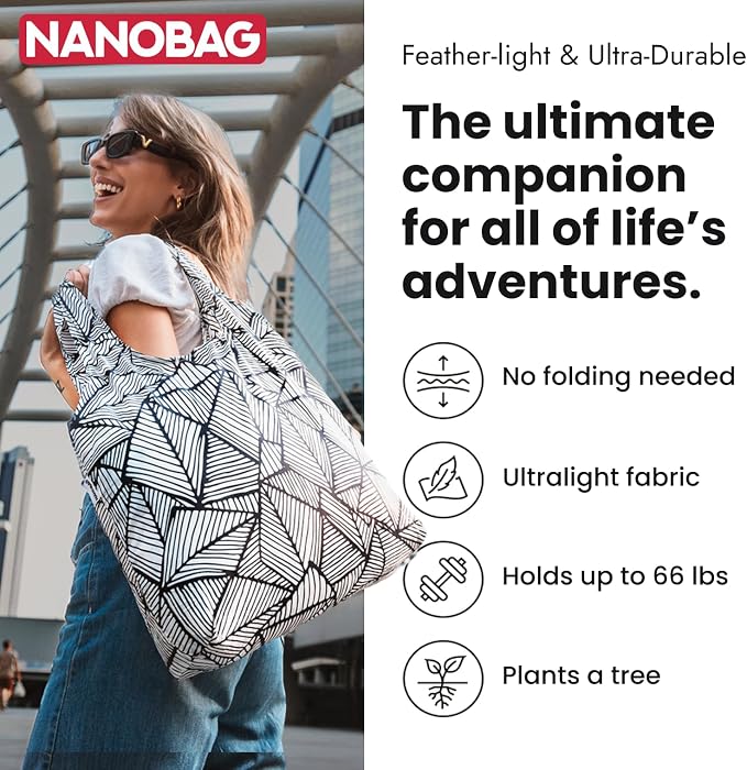 Nanobag Ultralight Foldable Tote - Image 3