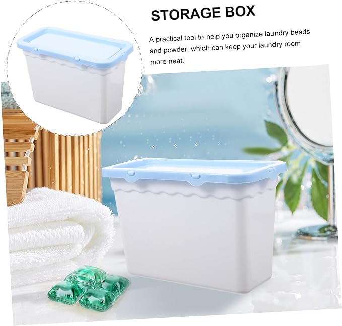 Cabilock 6pcs Laundry Scent Booster Beads Dispenser Fabric Container Softener - Image 4
