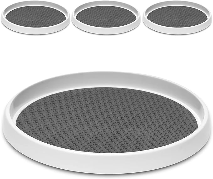 12-Inch Non-Skid Turntable Lazy Susan Organizer by MakeLifeBetterEasier
