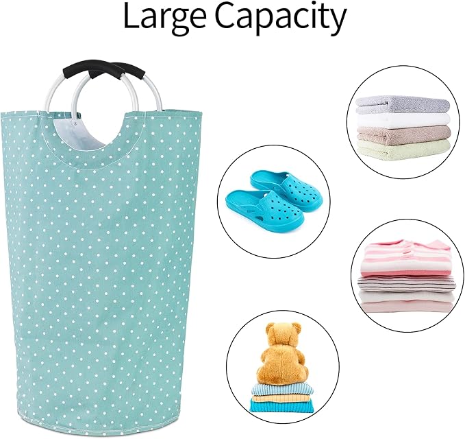 Dalykate Large Laundry Basket 82L Collapsible Oxford Fabric Laundry Hamper - Image 5