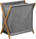 Large-Capacity Foldable Laundry Basket Freestanding Laundry Hamper Nan Bamboo by Unknown