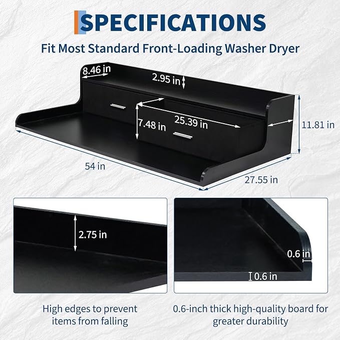 Laundry Countertop for Washer and Dryer - Image 7