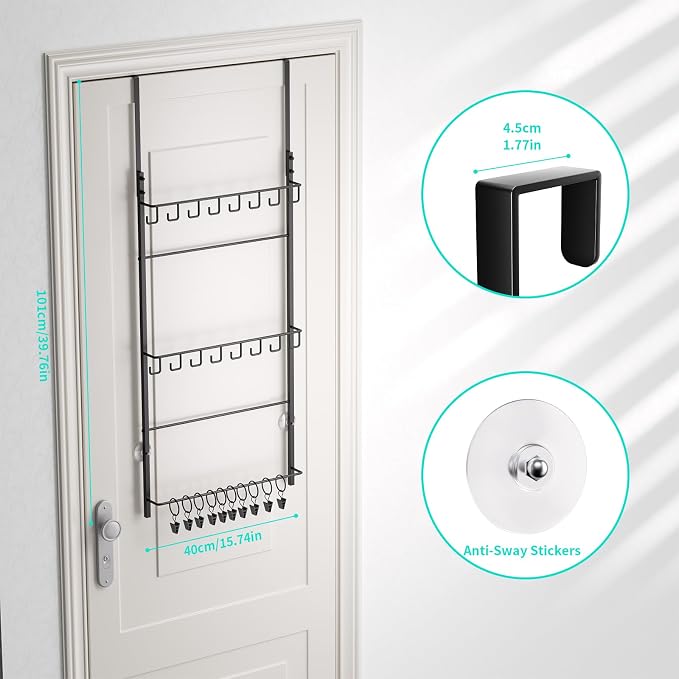 HapiRm Over Door Hat Rack - Image 5