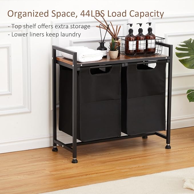 2 × 11.5 Gal/87 L Laundry Sorter - Image 6