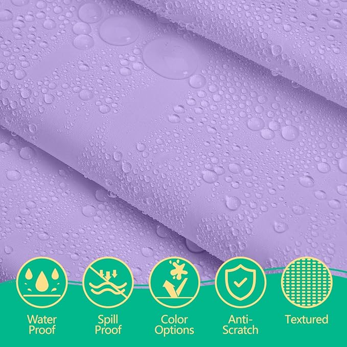 Disposable Lavender Plastic Tablecloth 54x108 Inch, 10-Count Waterproof - Image 6
