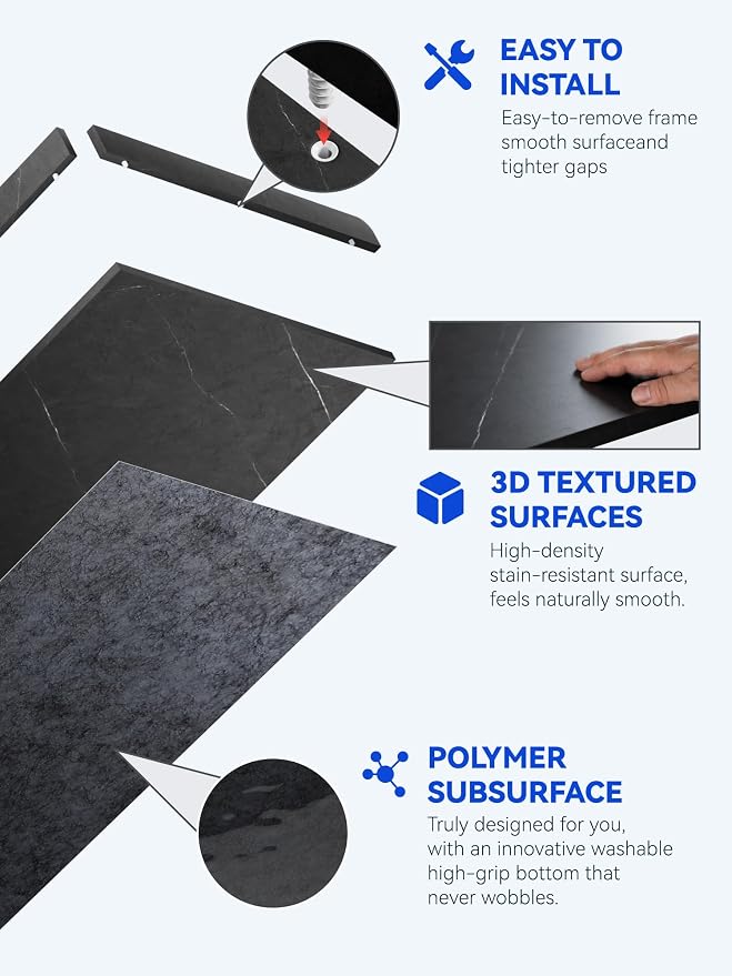 Washer Dryer Countertop with Non Slip Mat, 27.5" x 54" Laundry Countertop with - Image 4
