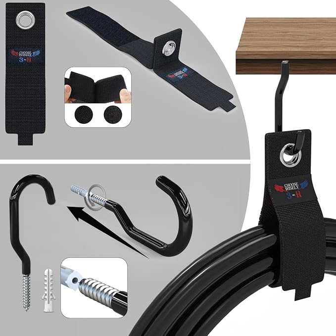 3-H Garage Wall Hooks 31 Pack, Garage Hooks Heavy Duty - Image 6