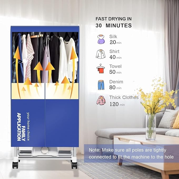 Clothes Dryer, Portable Drying Machine - Image 6