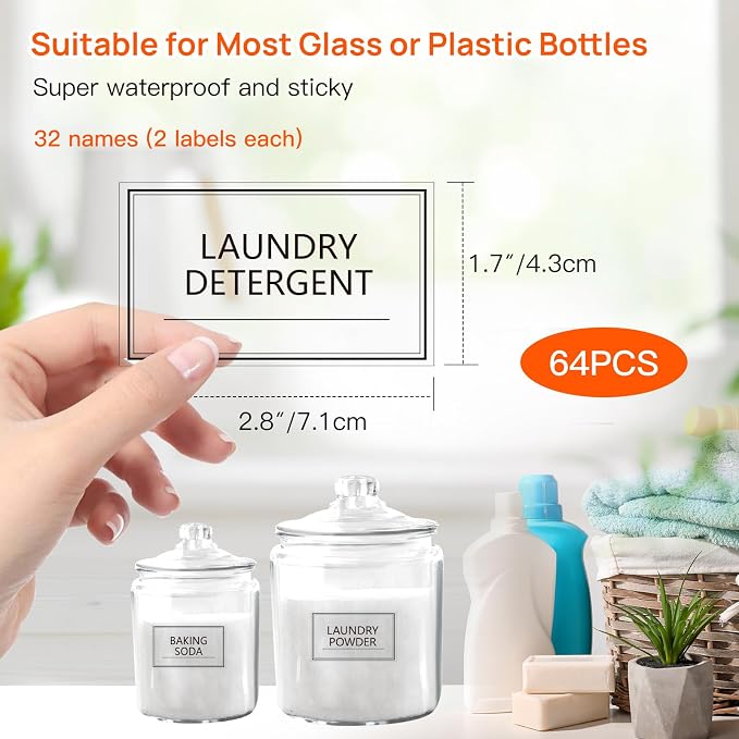 Minimalist Laundry Room Labels - Image 2