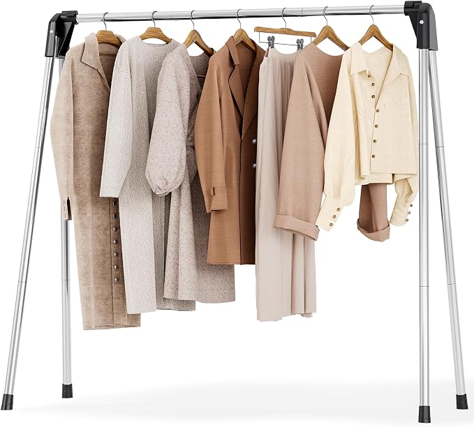APEXCHASER Clothes Drying Rack Foldable, Stainless Steel Laundry Drying Rack by APEXCHASER