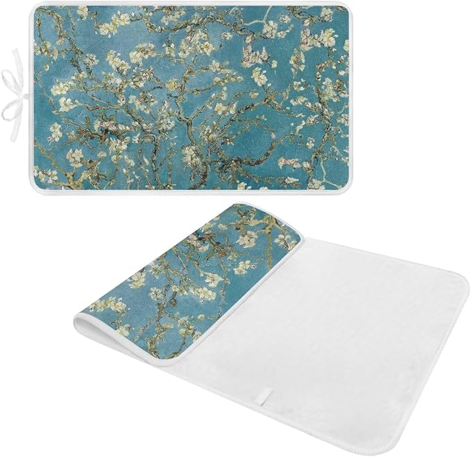 Blossoming Almond Pattern Ironing Mat Portable Ironing Pad - Image 7