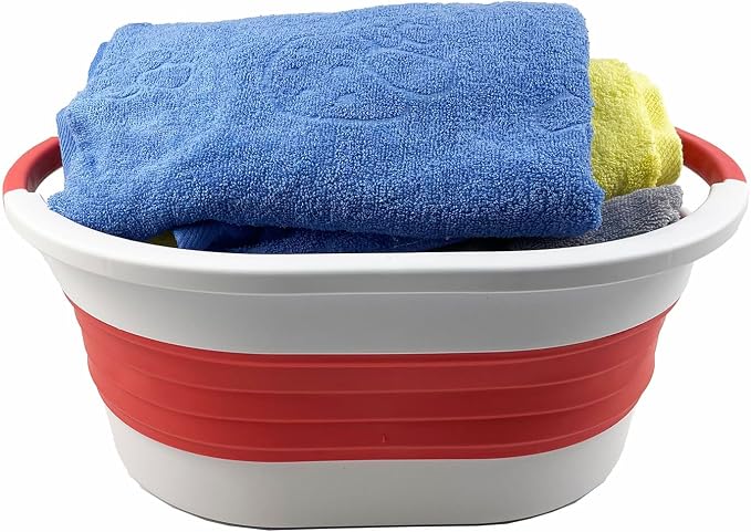 SAMMART 23L Collapsible Plastic Laundry Basket - Image 5