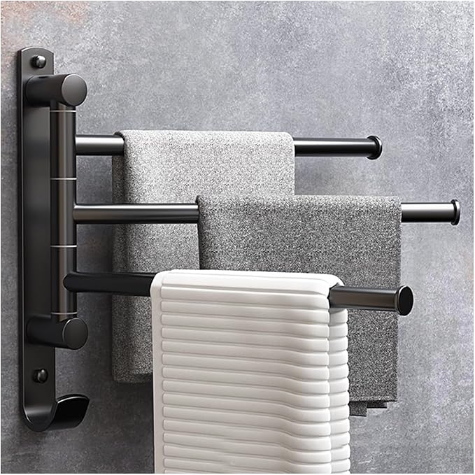 Swing Out Towel Bar Bath Towel Holder, 304 Stainless Steel Bathroom Hand Towel by Unknown