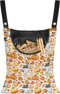 Halloween Clothespin Bag with Hanging Hook Clothes Pin Holder Waterproof by Bivxisrvo